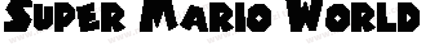 Super Mario World字体转换